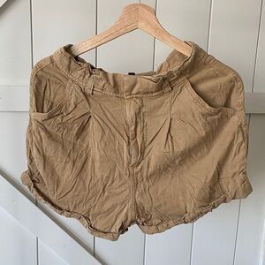 Topshop Light Brown Shorts